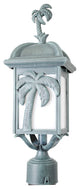 Americana Palm Tree Lamp Post, White