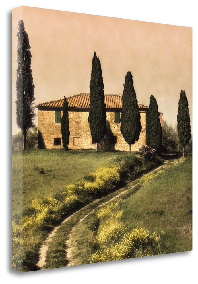 "Tuscan Farmhouse" By Elizabeth Carmel, Giclee Print on Gallery Wrap Canvas