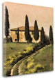 "Tuscan Farmhouse" By Elizabeth Carmel, Giclee Print on Gallery Wrap Canvas