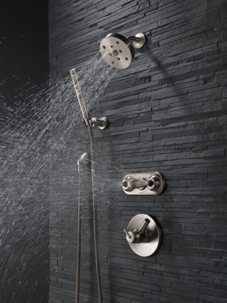 Delta Grail Premium Single-Setting Adjustable Wall Mount Hand Shower, Stainless