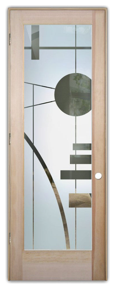 Interior Prehung Door or Interior Slab Door - Interval - Douglas Fir (stain...