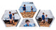 Hexablox Picture Frames - Stack-able Hexagon Block Frames, Starter Set