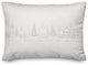 Winter Town No Place Like Home 20x14 Indoor/Outdoor Pillow