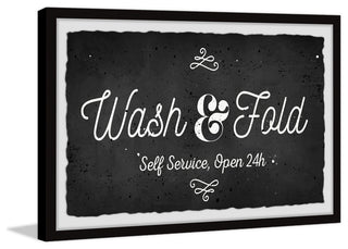 "Wash and Fold" Framed Painting Print, 36x24
