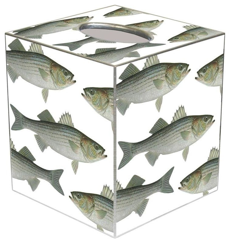 TB1519-Striped Bass Tissue Box Cover