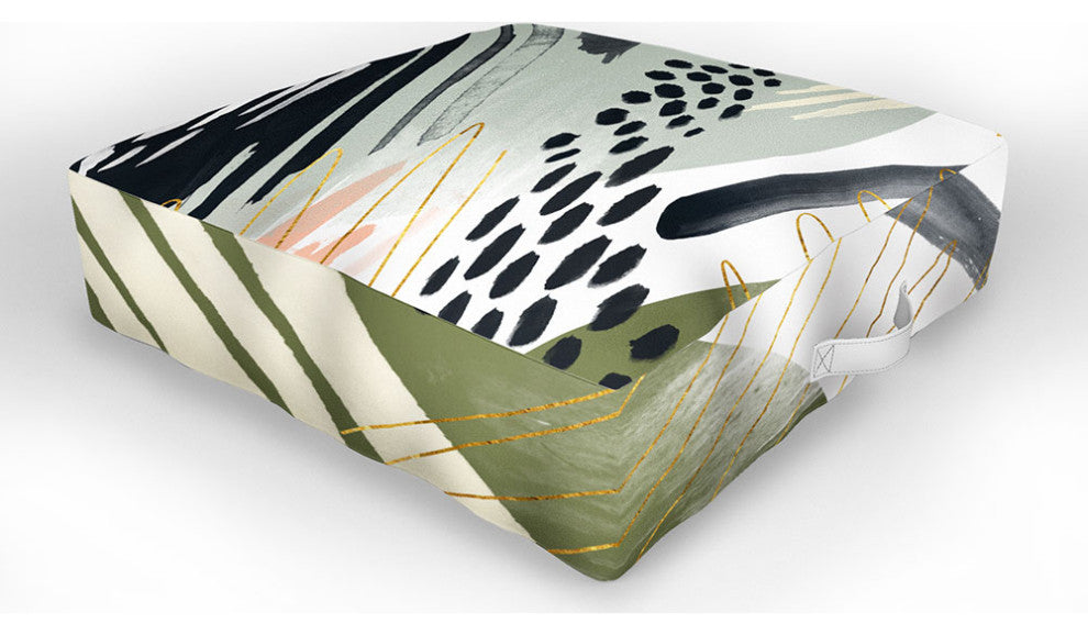 Marta Barragan Camarasa Abstract Autumn Season Outdoor Floor Cushion