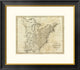"Map of the United States of America, 1796"  by John Reid, 26x23"