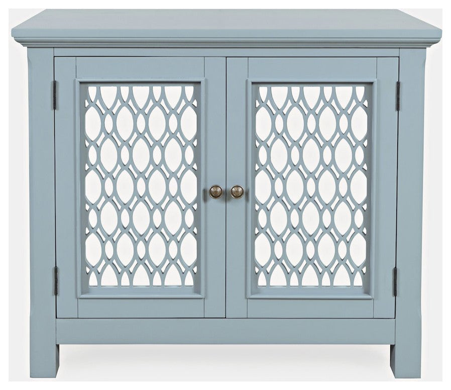 Isabella 38 Luxury Mirrored Accent Storage Cabinet