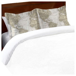 Laural Home Get Out and See the World Comforter Sham