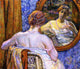 Theo Van Rysselberghe A Woman at a Mirror, 20"x25" Wall Decal