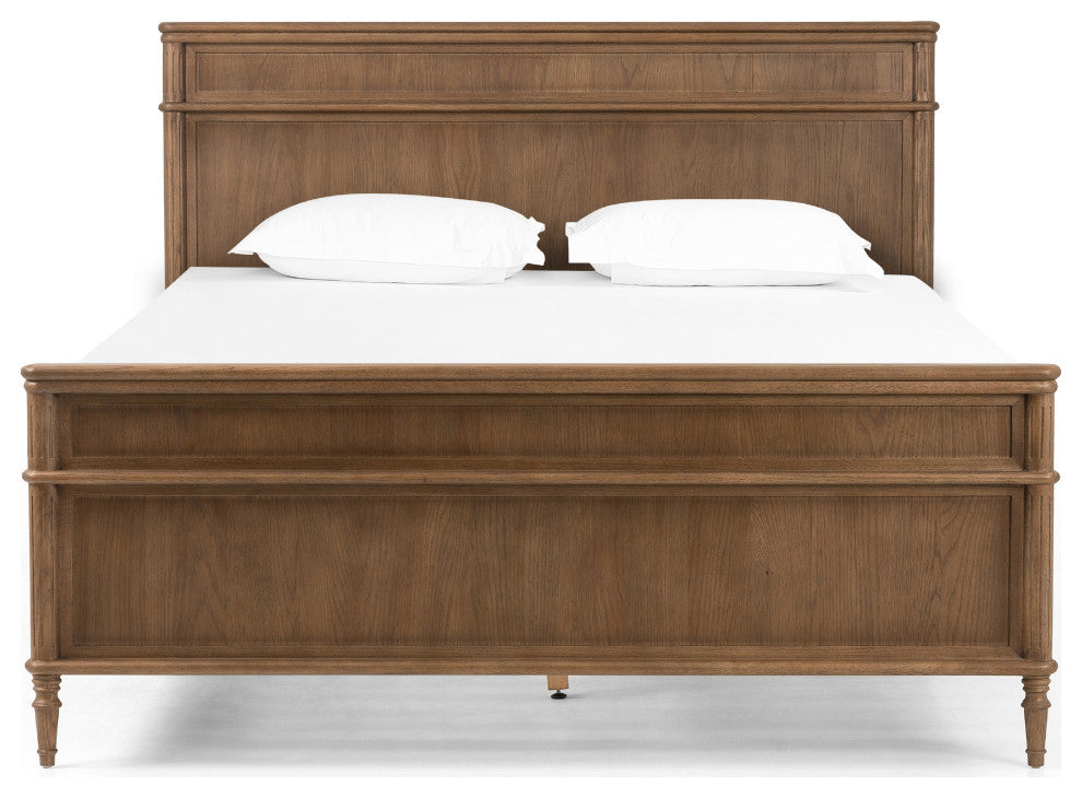 Toulouse Bed-Toasted Oak-Queen