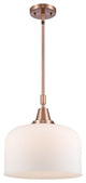 Innovations Lighting 447-1S-AC-G71-L Bell 1 Light 12" Mini Pendant