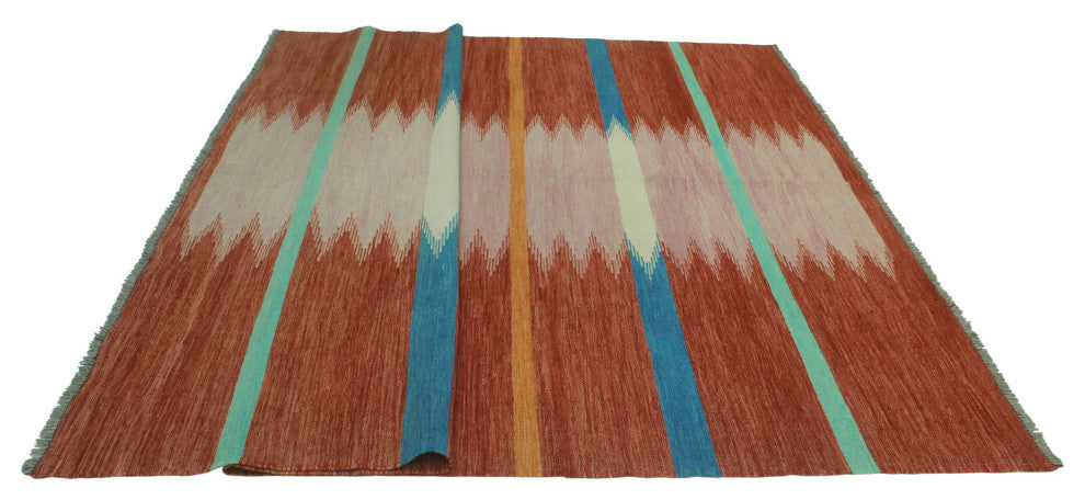 Winchester Kilim Northcly Rust/Pink Rug, 8'3x9'9