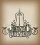 Arwen Wrought Iron Chandelier