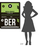 "BER Berlin Luggage Tag 2" Fine Art Print