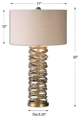 Uttermost Amarey Metal Ring Table Lamp