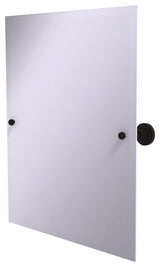 Frameless Tilt Mirror with Beveled Edge, Oil Rubbed Bronze