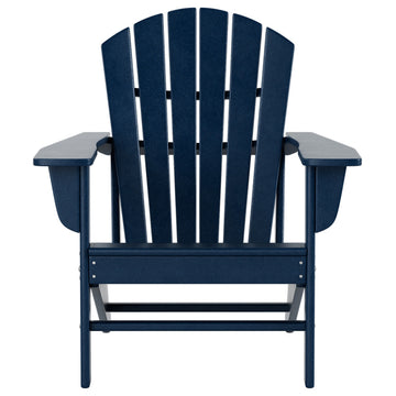 WestinTrends Outdoor Patio Adirondack Chair, Fire Pit Chairs, Navy Blue
