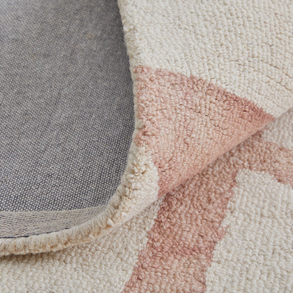 Weave & Wander Marengo Rug, Blush, 3'6"x5'6"