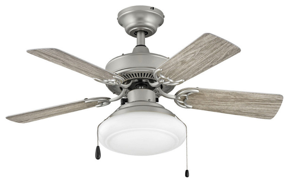 Hinkley Cabana 36" Indoor/Outdoor Ceiling Fan, Brushed Nickel