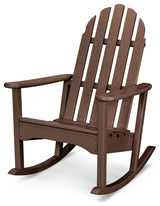 Polywood Classic Adirondack Rocking Chair, Mahogany