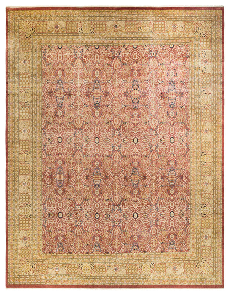 Mogul, One-of-a-Kind Hand-Knotted Area Rug Orange, 12'4"x15'8"