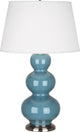 Robert Abbey RA-OB42X 1-Light Table Lamp, Triple Gourd