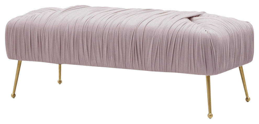 Jessica Mauve Velvet Bench