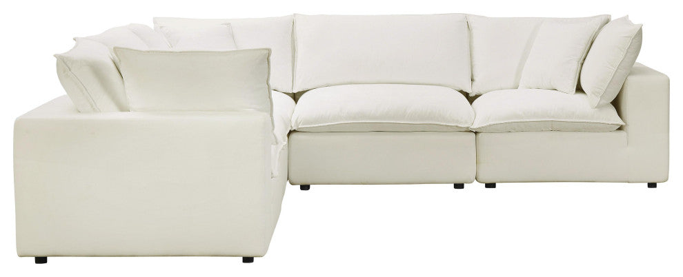 Cali Modular 5-piece L-Sectional, Natural