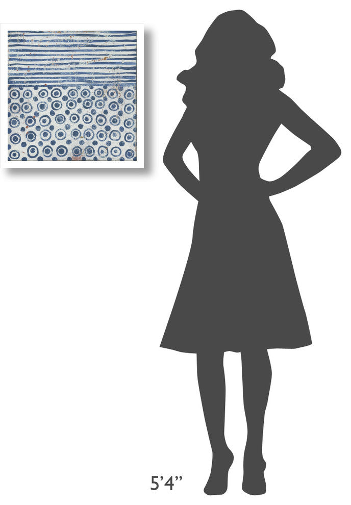 "Maki Tile X" Digital Paper Print by Kathrine Lovell, 20"x20"