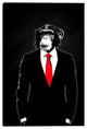 Cortesi Home "Domesticated Monkey" by Nicklas Gustafsson, Giclee Canvas, 28"x40"