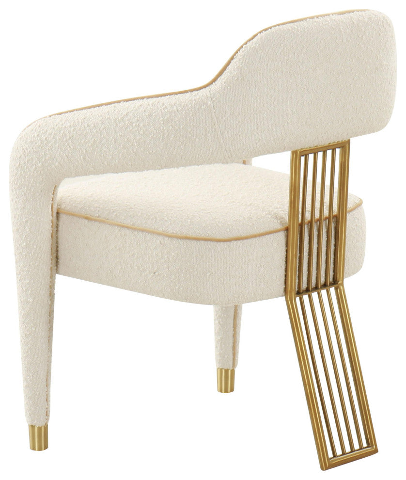 Corralis Cream Boucle Dining Chair