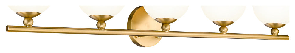 Z-LITE 5-Light Vanity, Modern Gold