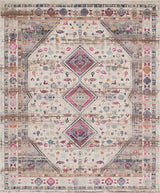 Noori Rug Low-Pile Greg Ivory/Pink Rug