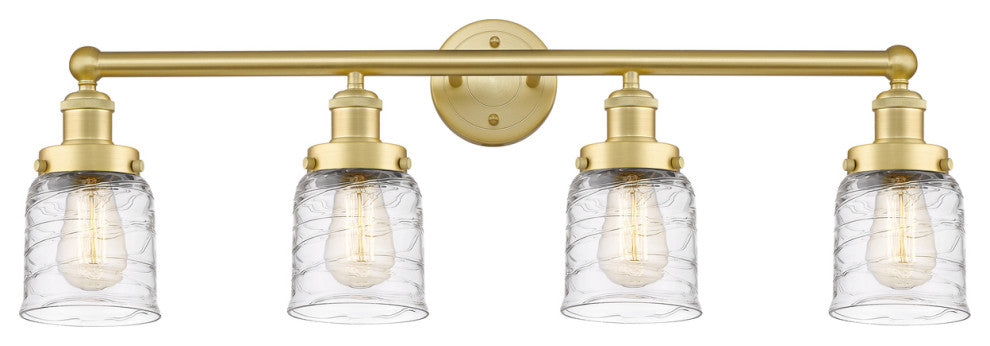Innovations Bell 4 33.5" Bath Vanity-Light Satin Gold