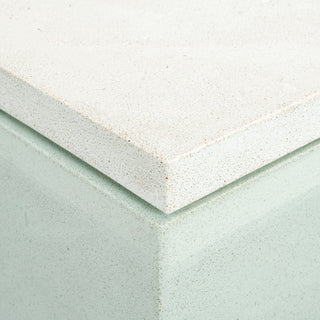 Safavieh Couture Sophibeth Concrete Coffee Table, Ivory/Clear