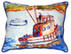 Betsy Drake Rusty Boat Extra Large 20 X 24 Indoor / Outdoor Pillow
