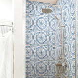 Saint Germain Gele Deco Rivette Porcelain Floor and Wall Tile