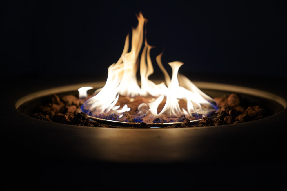 Outdoor Concrete Fire Pit Table, Bowl