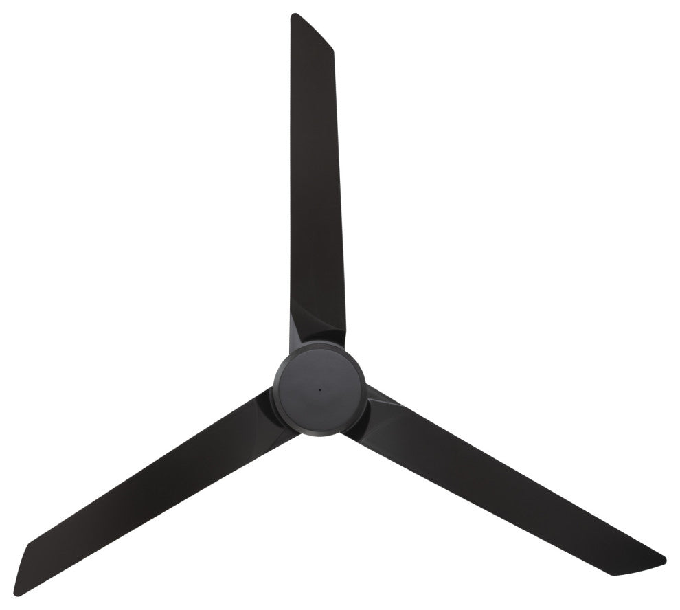 Roboto 3-Blade Smart Ceiling Fan 62in Oil Rubbed Bronze, Remote Control