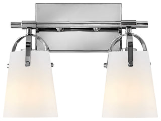 Hinkley Foster Small Two Light Vanity, Chrome