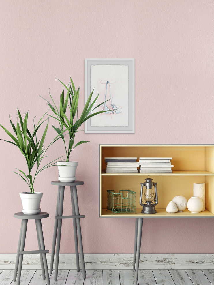 "Roller Skates" Framed Painting Print, 30"x45"