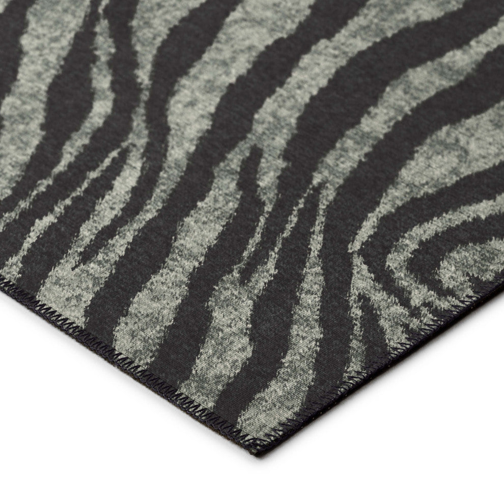 Indoor/Outdoor Mali ML1 Midnight Machine Washable 10' x 10' Round Rug