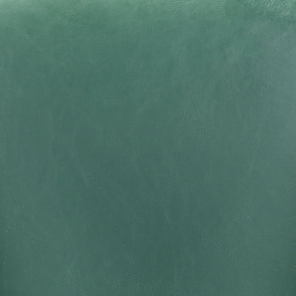 Computer Chair, Faux Vinyl Leather, Steel, Green, Gold, Home Business Office