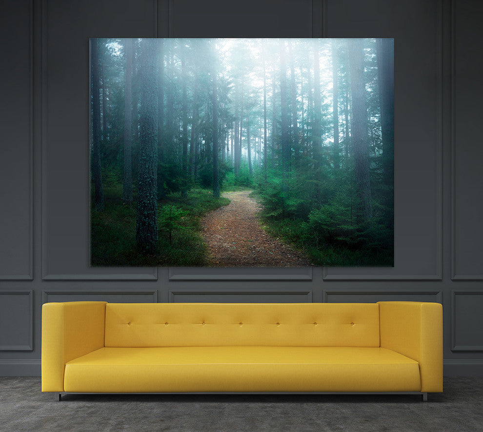 Lindsten - The forest of secrets Fine Art Giant Canvas Print, 72"x54"