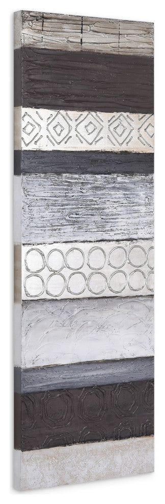Fluid Textured Metallic Hand Painted Abstract Wall Art by Martin Edwards