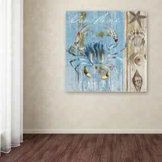 Color Bakery 'Blue Crab II' Canvas Art, 14x14