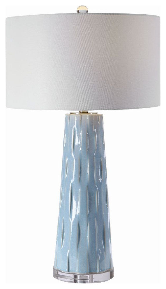 Uttermost Brienne-Light Blue Table Lamp