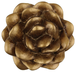 Set of 2 Pinecone Drapery Medallion Holdback, Renaissance Gold