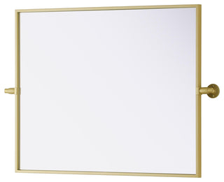 Home Living 24x30 Pivot Mirror, Brass